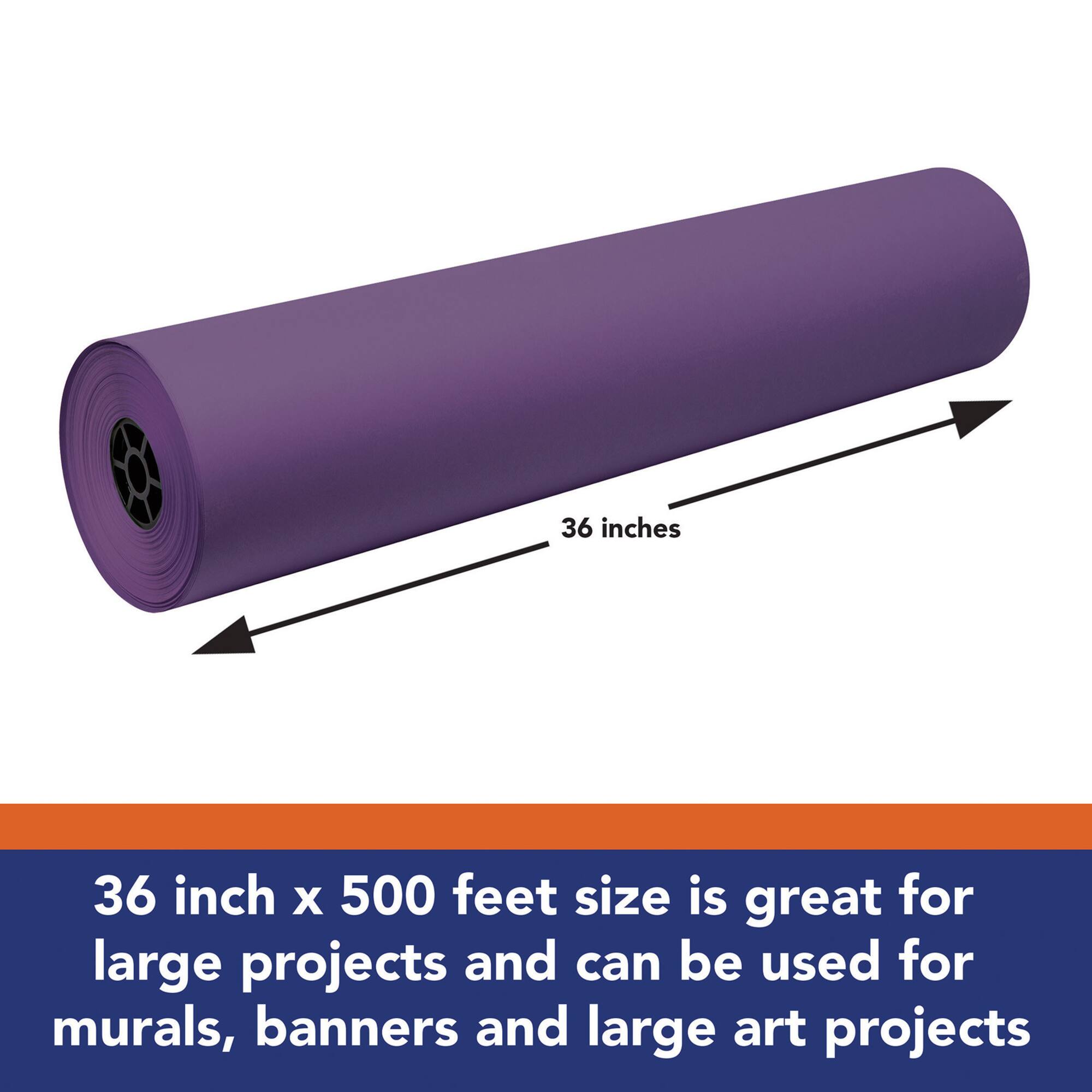 Tru-Ray® 36" x 500ft. Purple Construction Paper Roll